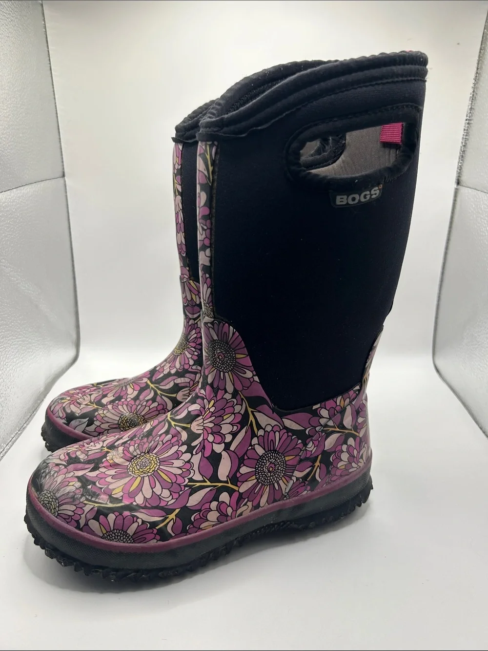 Bogs pull on all weather boots girls size 2 youth Mumsie
